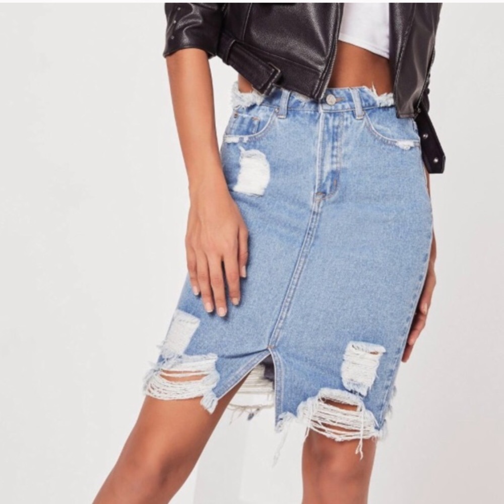 Missguided Grunge Midi Skirt ❤️
